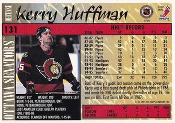 1995-96 Topps - O-Pee-Chee #131 Kerry Huffman Back