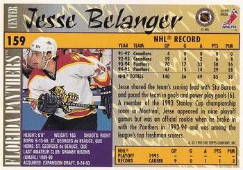 1995-96 Topps - O-Pee-Chee #159 Jesse Belanger Back