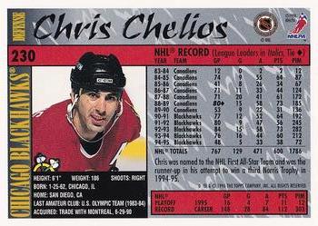 1995-96 Topps - O-Pee-Chee #230 Chris Chelios Back