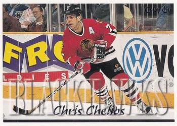 1995-96 Topps - O-Pee-Chee #230 Chris Chelios Front