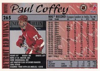 1995-96 Topps - O-Pee-Chee #265 Paul Coffey Back