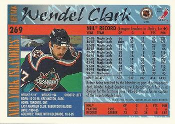 1995-96 Topps - O-Pee-Chee #269 Wendel Clark Back