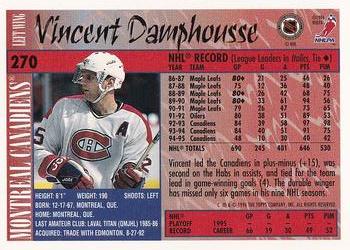 1995-96 Topps - O-Pee-Chee #270 Vincent Damphousse Back