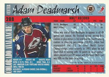 1995-96 Topps - O-Pee-Chee #288 Adam Deadmarsh Back