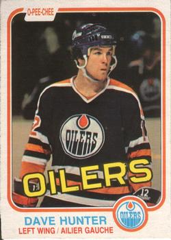 1981-82 O-Pee-Chee #115 Dave Hunter Front