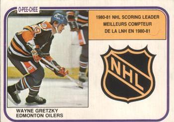 1981-82 O-Pee-Chee #384 Wayne Gretzky Front