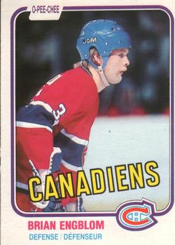 1981-82 O-Pee-Chee #175 Brian Engblom Front