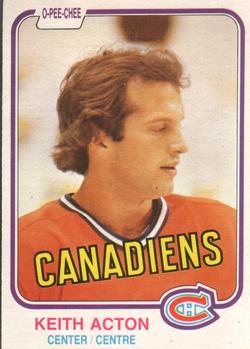1981-82 O-Pee-Chee #181 Keith Acton Front