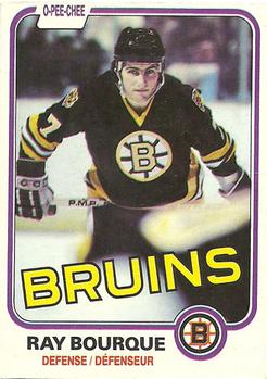 1981-82 O-Pee-Chee #1 Ray Bourque Front