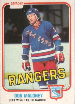 1981-82 O-Pee-Chee #228 Don Maloney Front