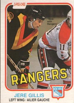 1981-82 O-Pee-Chee #232 Jere Gillis Front