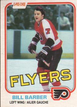 1981-82 O-Pee-Chee #238 Bill Barber Front