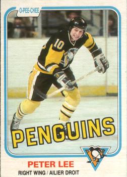 1981-82 O-Pee-Chee #258 Peter Lee Front
