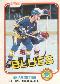 1981-82 O-Pee-Chee #297 Brian Sutter Front