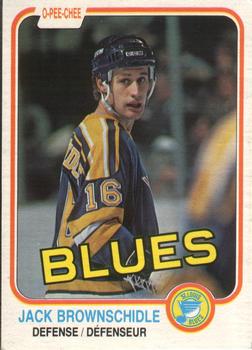 1981-82 O-Pee-Chee #302 Jack Brownschidle Front