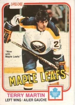 1981-82 O-Pee-Chee #321 Terry Martin Front