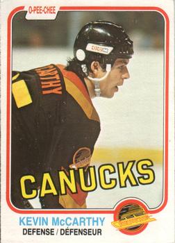 1981-82 O-Pee-Chee #341 Kevin McCarthy Front