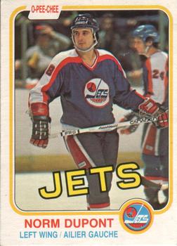 1981-82 O-Pee-Chee #363 Norm Dupont Front