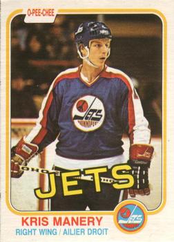 1981-82 O-Pee-Chee #371 Kris Manery Front