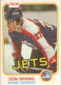 1981-82 O-Pee-Chee #375 Don Spring Front