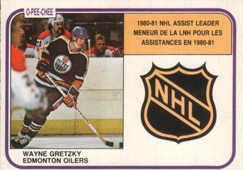 1981-82 O-Pee-Chee #383 Wayne Gretzky Front