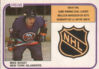 1981-82 O-Pee-Chee #388 Mike Bossy Front