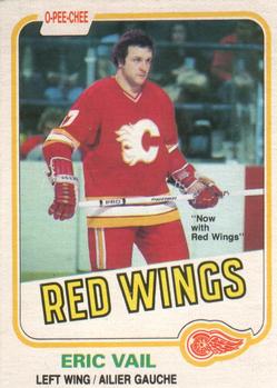 1981-82 O-Pee-Chee #38 Eric Vail Front