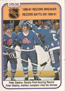 1981-82 O-Pee-Chee #395 Peter Stastny Front