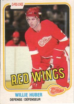 1981-82 O-Pee-Chee #89 Willie Huber Front