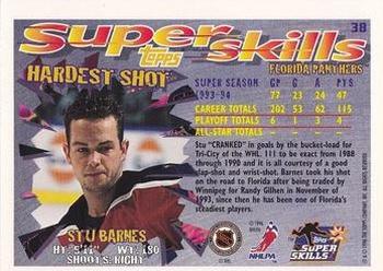 1995-96 Topps Super Skills - Platinum #38 Stu Barnes Back