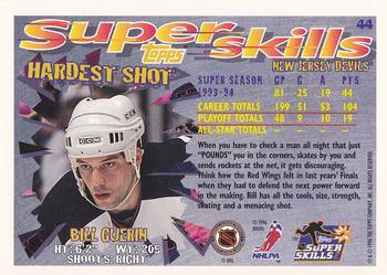 1995-96 Topps Super Skills - Platinum #44 Bill Guerin Back