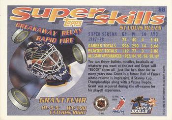1995-96 Topps Super Skills - Platinum #88 Grant Fuhr Back