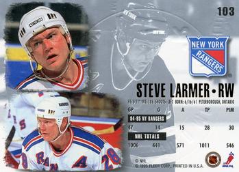 1995-96 Ultra - Gold Medallion #103 Steve Larmer Back