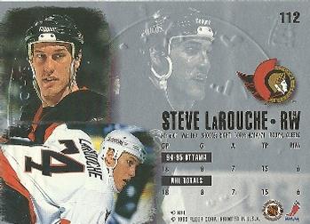 1995-96 Ultra - Gold Medallion #112 Steve LaRouche Back