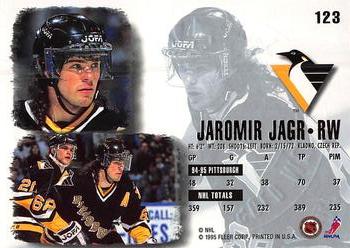 1995-96 Ultra - Gold Medallion #123 Jaromir Jagr Back