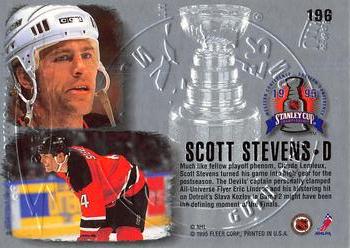 1995-96 Ultra - Gold Medallion #196 Scott Stevens Back