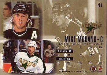 1995-96 Ultra - Gold Medallion #41 Mike Modano Back
