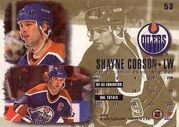 1995-96 Ultra - Gold Medallion #53 Shayne Corson Back