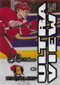 1995-96 Ultra - Ultraview Hot Packs #1 Sergei Fedorov Front
