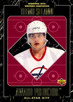 1995-96 Upper Deck - Predictors All-Star MVP Exchange #MVP-R7 Teemu Selanne Front