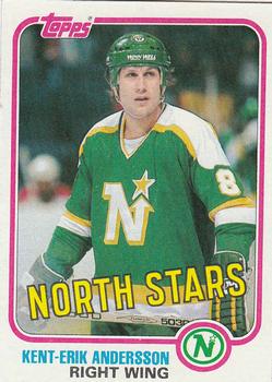 1981-82 Topps #W102 Kent-Erik Andersson Front
