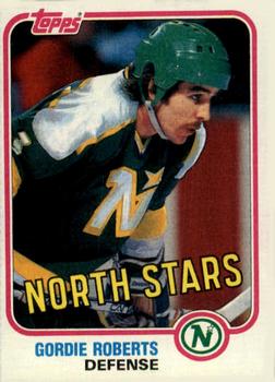 1981-82 Topps #W111 Gordie Roberts Front