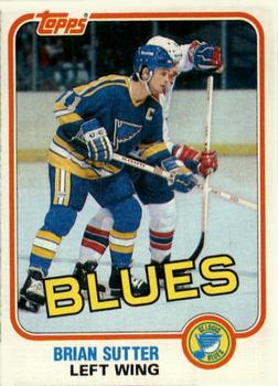 1981-82 Topps #W122 Brian Sutter Front