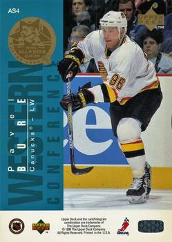 1995-96 Upper Deck - All-Stars Jumbo #AS4 Brendan Shanahan / Pavel Bure Back