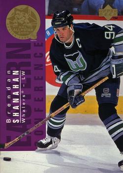 1995-96 Upper Deck - All-Stars Jumbo #AS4 Brendan Shanahan / Pavel Bure Front