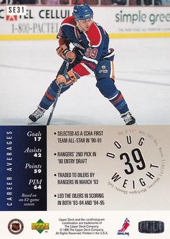 2001-02 Upper Deck Ice Hockey JERSEY #J-DW Doug Weight at 's