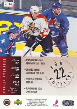 1995-96 Upper Deck - Special Edition Gold #SE34 Bob Kudelski Back