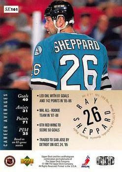 1995-96 Upper Deck - Special Edition Gold #SE161 Ray Sheppard Back