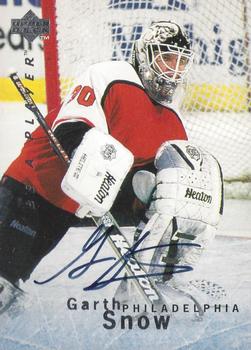 1995-96 Upper Deck Be a Player - Autographs #S57 Garth Snow Front
