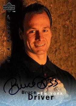 1995-96 Upper Deck Be a Player - Autographs #S147 Bruce Driver Front